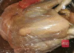 Illustration of salt-baked chicken 2