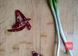 Illustration of how to make fried bacon with bitter melon 3