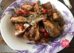 Illustration of spicy steamed preserved fish 11