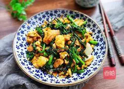 Illustration of how to make chrysanthemum scrambled eggs 15