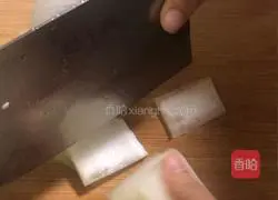 Illustration of how to make meatballs, shrimp skin and steamed winter melon 1