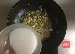 Illustration of how to make hot pepper dried tofu 6