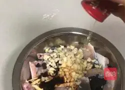 # steamed vegetables# Black eel in soy sauce recipe illustration 5