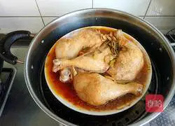 Illustration of how to make steamed chicken legs with sauce 10