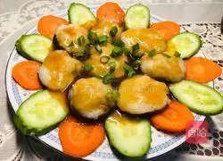 Illustration of how to make mushroom and fish ball box 9