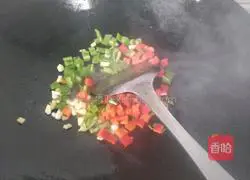 Illustration of how to make stir-fried meatballs with king oyster mushrooms and quail eggs 8