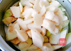 Illustration of how to make three fresh vegetables 4