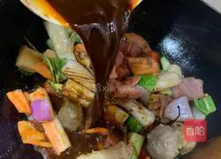 Illustration of how to make spicy hot pot without hot pot base (suitable for people who don't like spicy food) 11