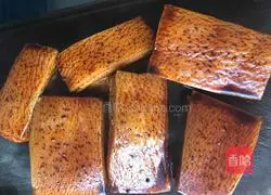 Bamboo shoots Illustration of how to make dry roasted pork 5