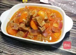 #Hebei hometown cuisine# Tomato stewed beef brisket illustration 19