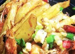 Cantonese style potato-based shrimp recipe 16