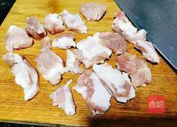 Illustration of steamed pork with rice flour 3