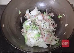 Illustration of American ham and stir-fried vegetable roots 11