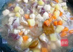 Illustration of how to make curry rice 6