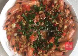 Illustration of how to make garlic steamed shrimp 9