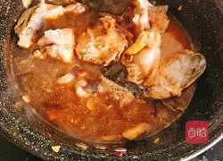 Illustration of braised turbot fish 3