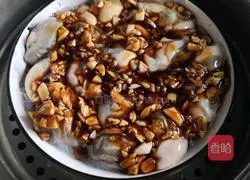 Illustration of how to make oysters with garlic vermicelli 7