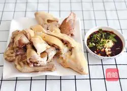 Illustration of how to make white-cut chicken 4