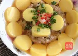 Illustration of how to make tamagoyaki steamed pork 7