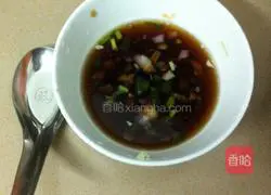 Illustration of how to make scallion, oil and cabbage hearts 5