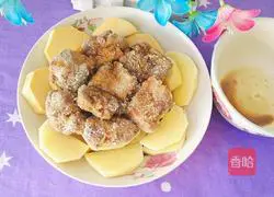 Illustration of how to make steamed pork ribs 8