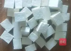 Illustration of home-style minced meat and tofu 3