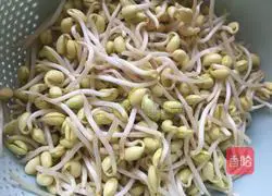 Illustration of how to make fried meat with soybean sprouts 3