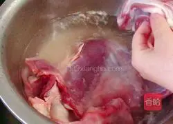 mutton belly and radish Illustration of how to make stewed mutton and radish 1