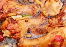 Illustration of how to make braised chicken legs with shredded kelp 7