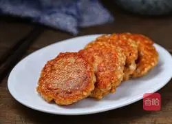 Illustration of how to make pan-fried lotus root cake 11