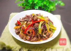 Stir-fry Illustration of how to make pigeon liver 1