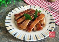 Illustration of how to make pan-fried fish cubes 7