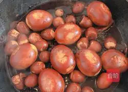 Illustration of braised quail eggs (eggs) 11