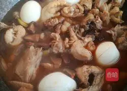 Yellow stew Illustration of how to cook chicken 15