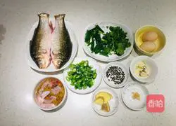 Illustration of how to make pot crucian carp 1