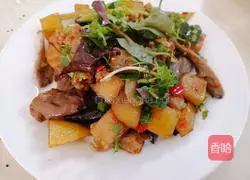 Sichuan Illustration of how to make chowder 8