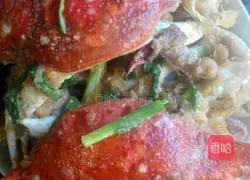 Illustration of how to make salted egg yolk swimming crab 4