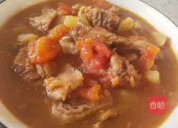 Illustration of how to make beef brisket stewed with tomatoes 12