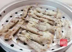 Illustration of how to make steamed shrimps 2