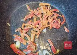 Illustration of how to make fried meat with bamboo shoots 5