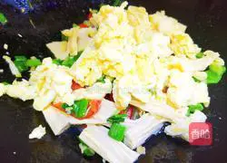 Illustration of how to make stir-fried yuba with eggs 10