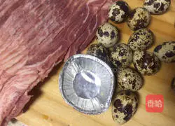 Illustration of how to make original bacon, quail and sun-coated eggs 1