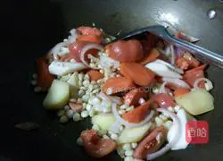 Corn kernel borscht recipe illustration 2