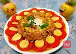 Illustration of how to make organ steamed pork 10