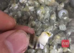 Illustration of the recipe of small seafood in fish sauce 1