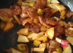 Ketchup Illustration of how to make sweet and sour pork 7