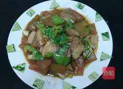 Illustration of how to make twice-cooked pork with melon rind 13