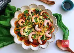 Illustration of how to make steamed eggs with spinach and shrimp 10