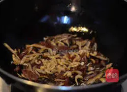 Illustration of how to make raw fried waxed glutinous rice 5