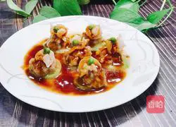 Illustration of how to make zucchini stuffed with meat 9